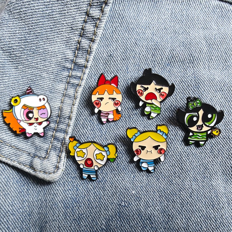 Florist Supplies - Cartoon Animation Flying Little Policewoman Brooch