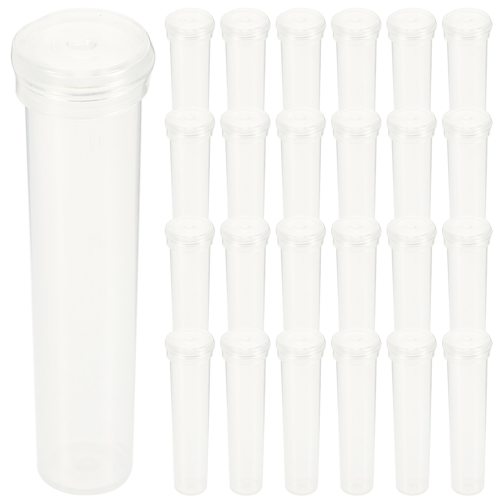 Longs Florist Supply - 25Pcs Plastic Flower Tube Premium Lightweight