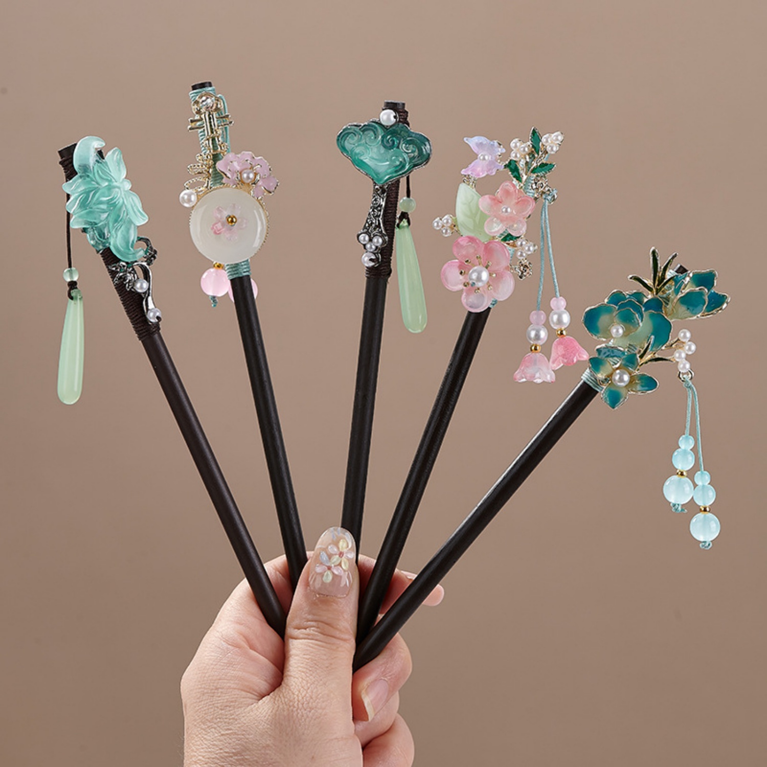 Florist Supplies - Vintage Flower Hairpin For Women Elegant