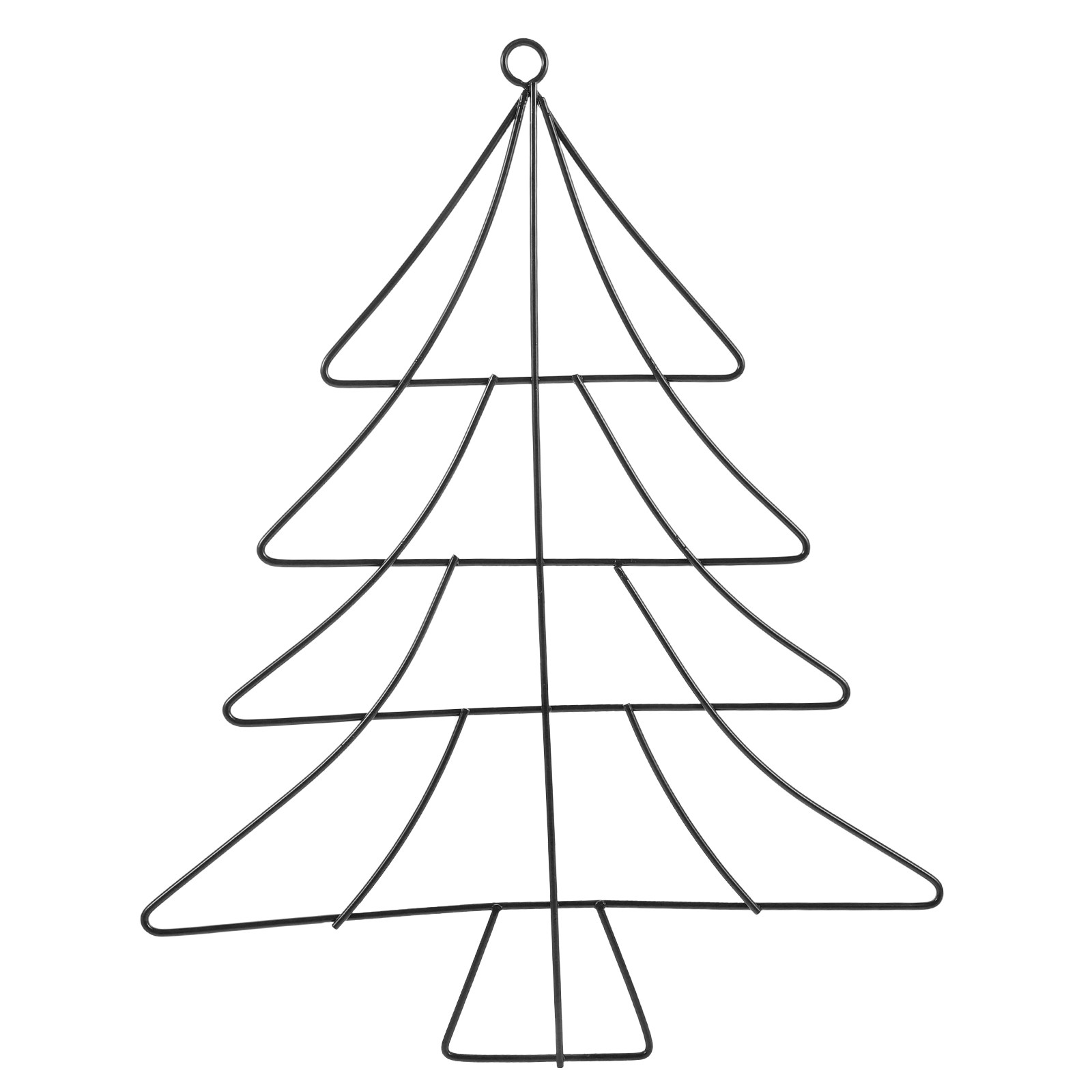 Wreath Form Wire - 2026 Christmas Tree Shaped Metal Wreath
