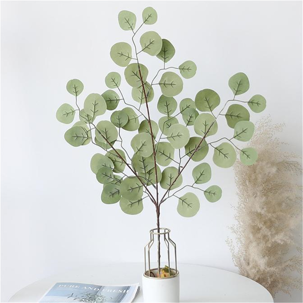 Florist Supply Vases - Eucalyptus Leaf Vine Artificial Plants Christmas