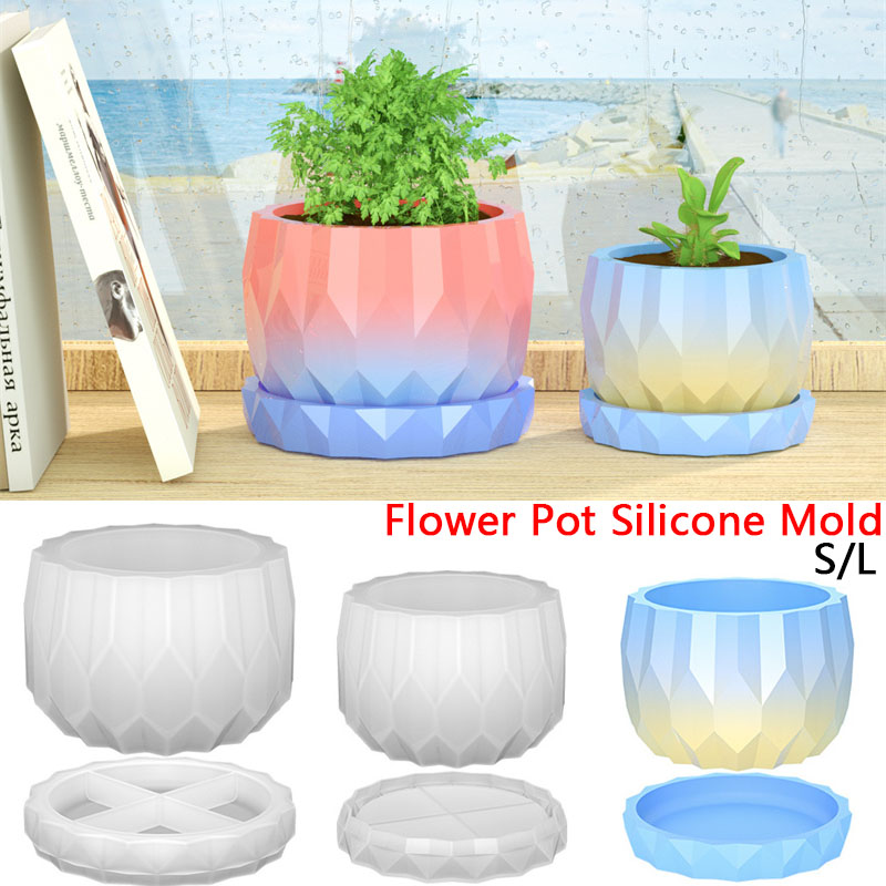 Florist Supply Vases - 1 Set Silicone Planter Molds For