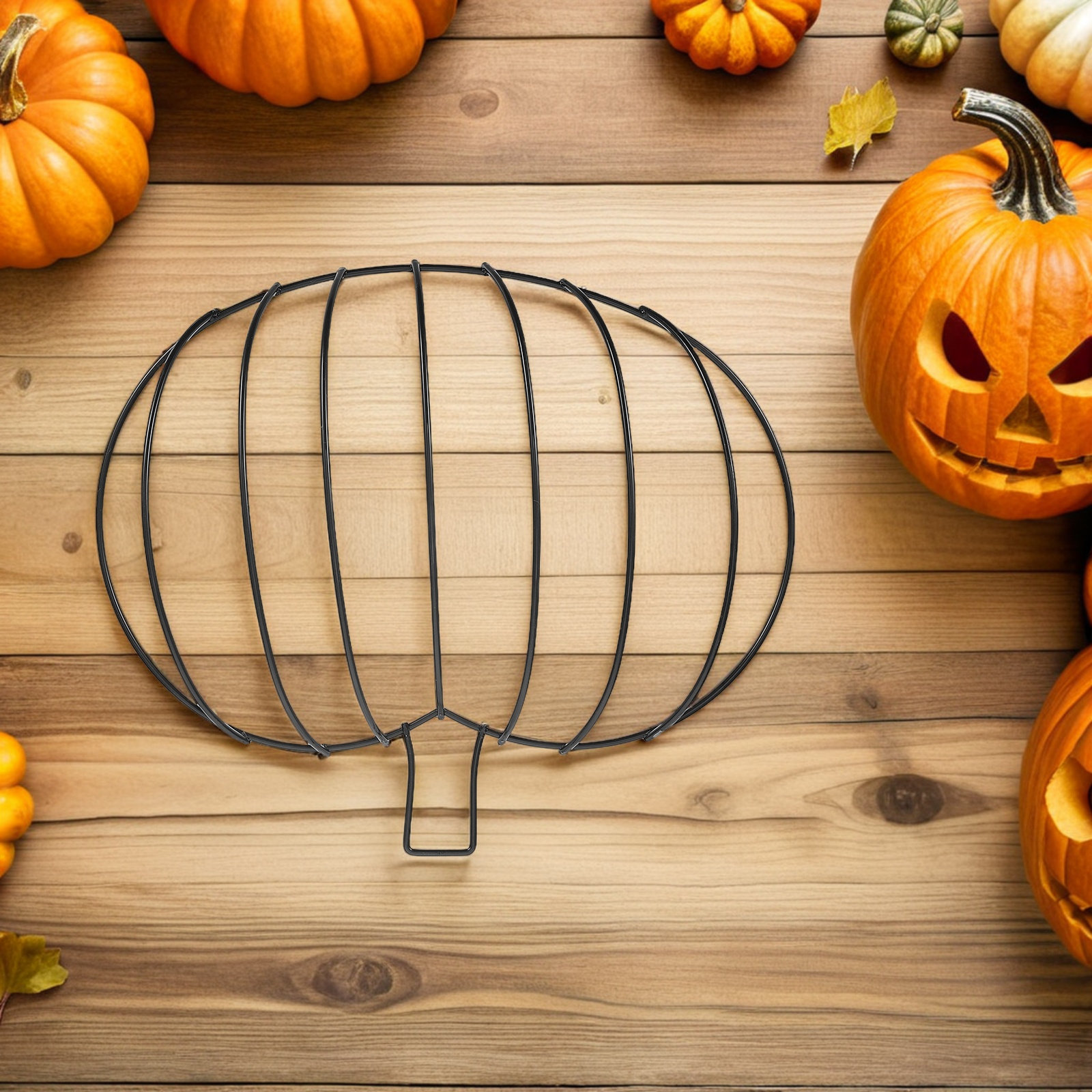 3Pcs Metal Pumpkin Wreath Fram - огляд і ціна Wreath Form Wire
