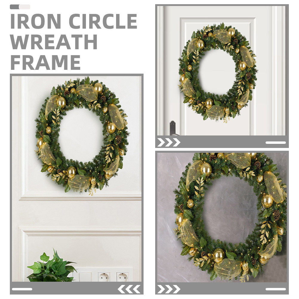 Egg Shaped Wreath Frame Iron R - огляд і ціна Wreath Form Wire