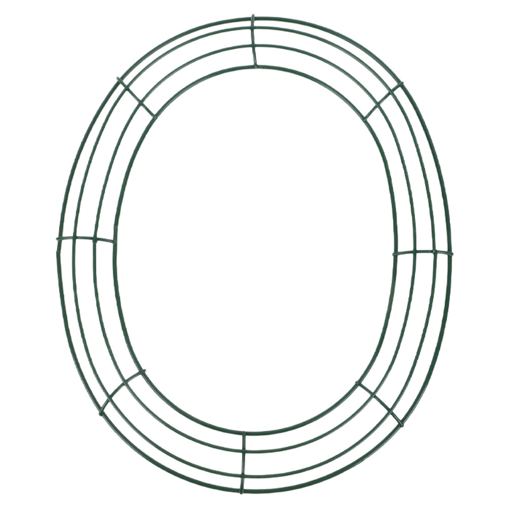 Egg Shaped Wreath Frame Iron R - огляд і ціна Wreath Form Wire