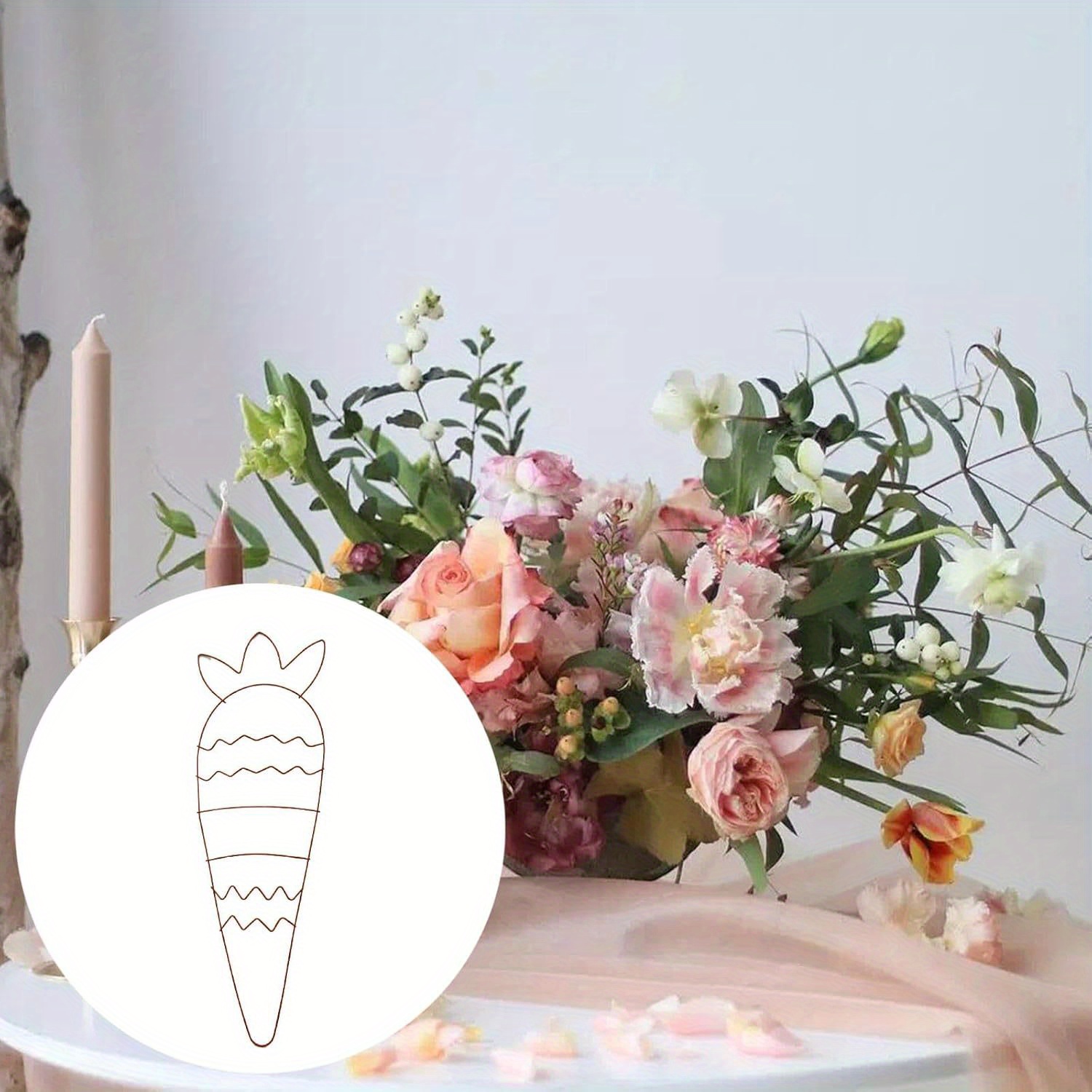 Easter Bunny Wreath Metal Fram - огляд і ціна Wreath Form Wire