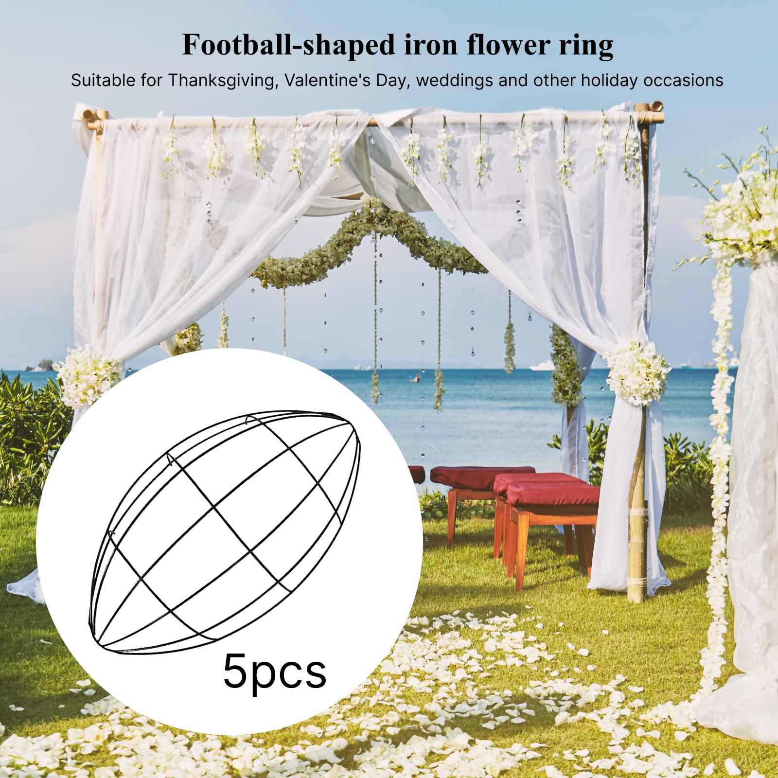 Football Wreath Form Iron Wire - огляд і ціна Wreath Form Wire