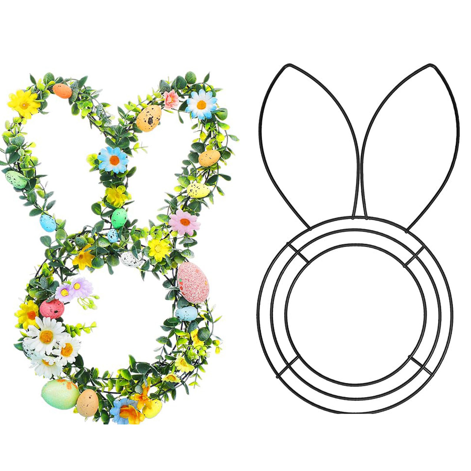 Easter Bunny Shaped Wire Wreat - огляд і ціна Wreath Form Wire