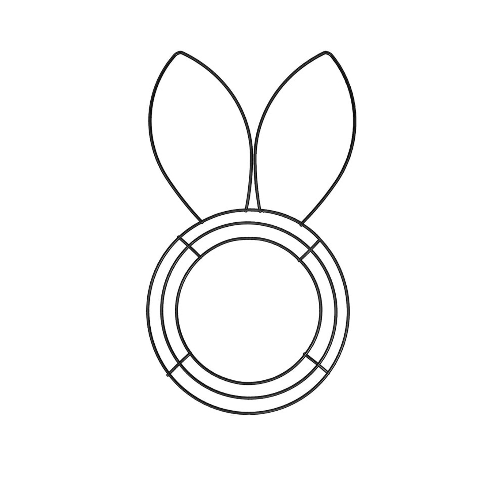 Easter Bunny Shaped Wire Wreat - огляд і ціна Wreath Form Wire