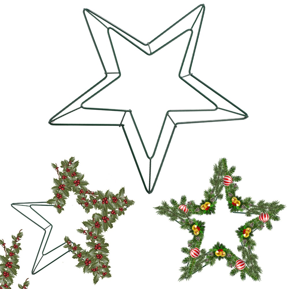 Personalizable Metal Wire Star - огляд і ціна Wreath Form Wire