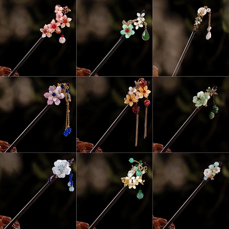 1Pc Wooden Hairpin Headdress f - огляд і ціна Florist Supplies