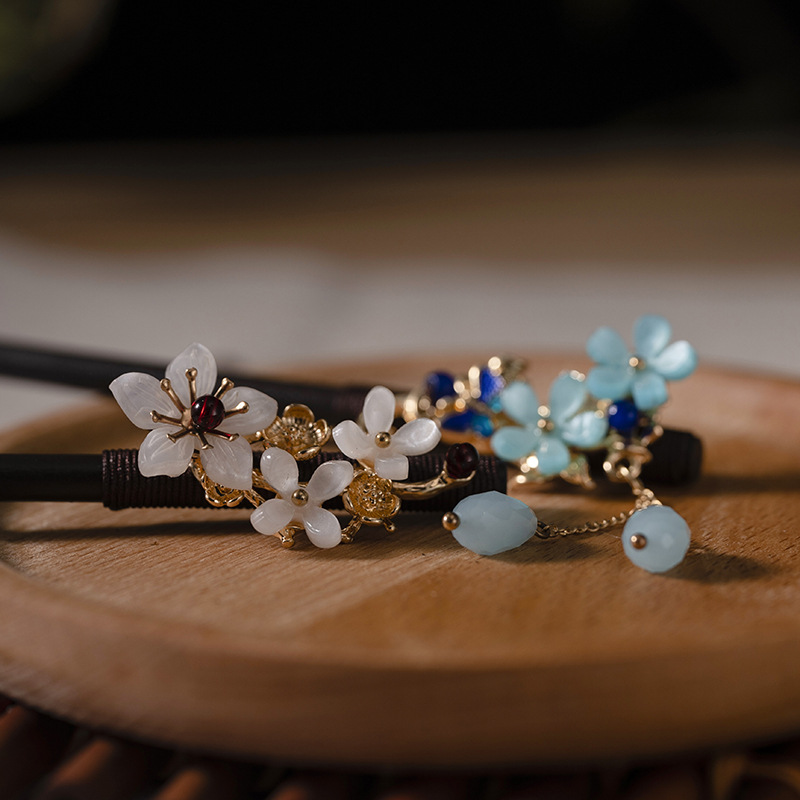 1Pc Wooden Hairpin Headdress f - огляд і ціна Florist Supplies