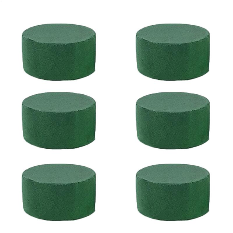 6Pcs Round Floral Foam Bricks  - огляд і ціна The Florist Supply