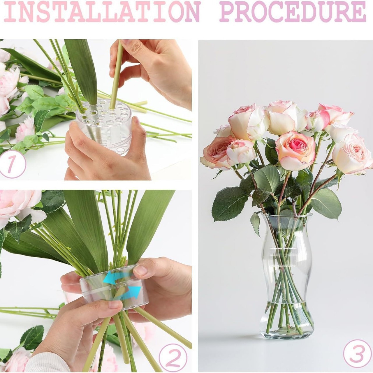 Spiral Ikebana Stem Holder for - огляд і ціна Florist Supply Vases
