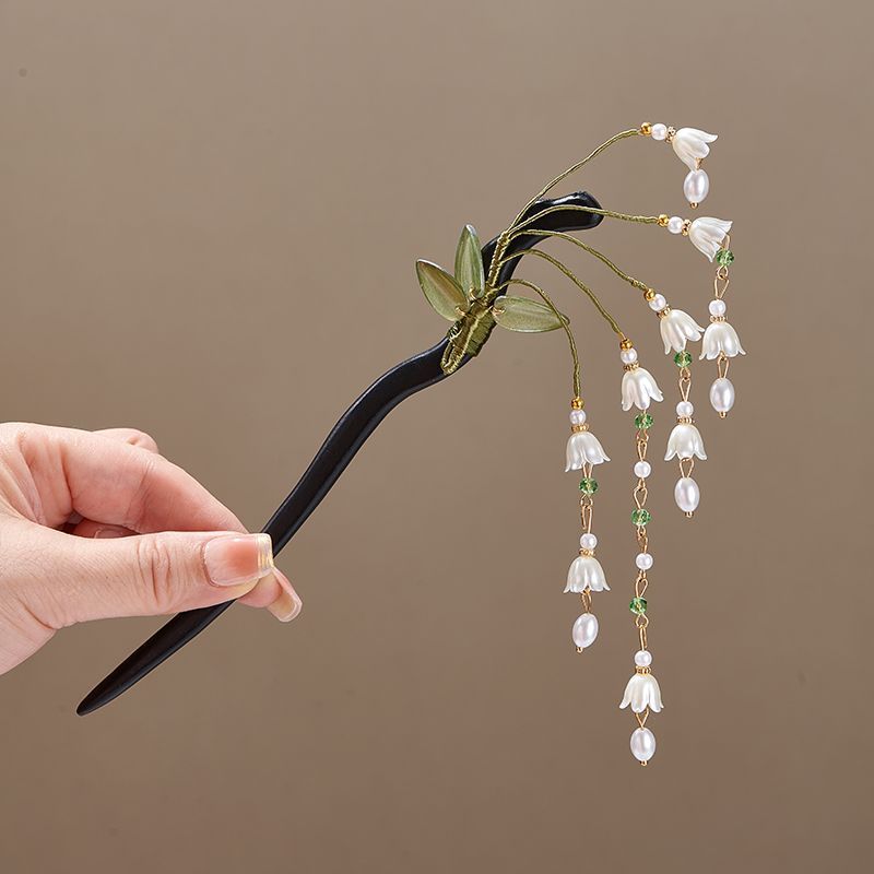 Wooden Flower Hairpin Vintage  - огляд і ціна Florist Supplies