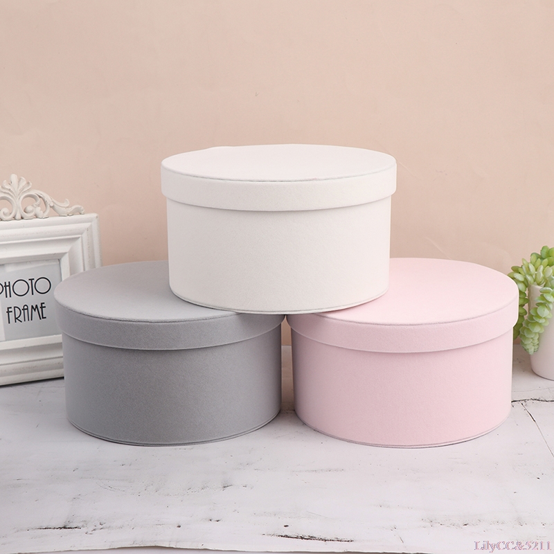 Velvet Round Flowers Box Gift  - огляд і ціна The Florist Supply