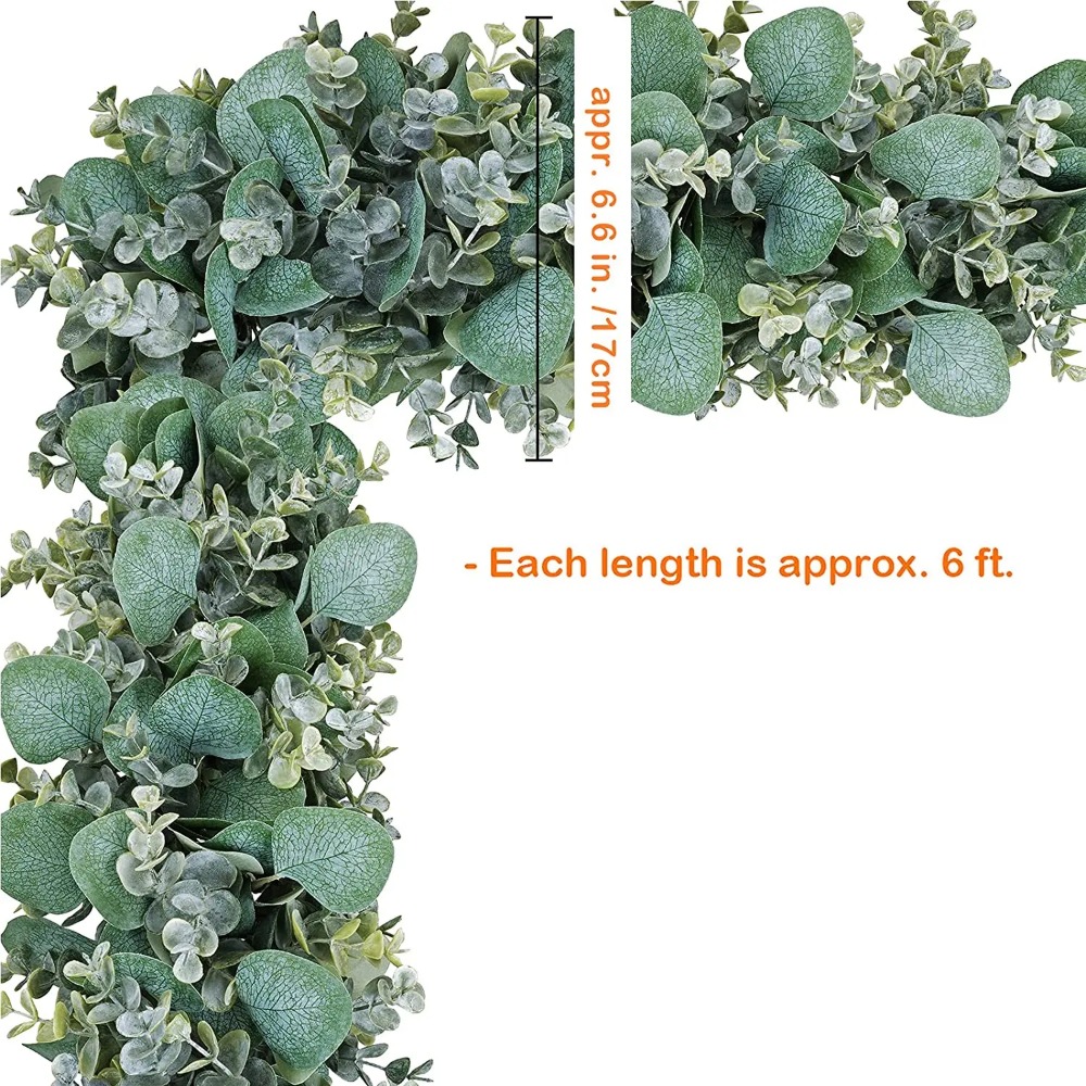 6' Long Faux Mixed Eucalyptus  - огляд і ціна Eucalyptus Preserved
