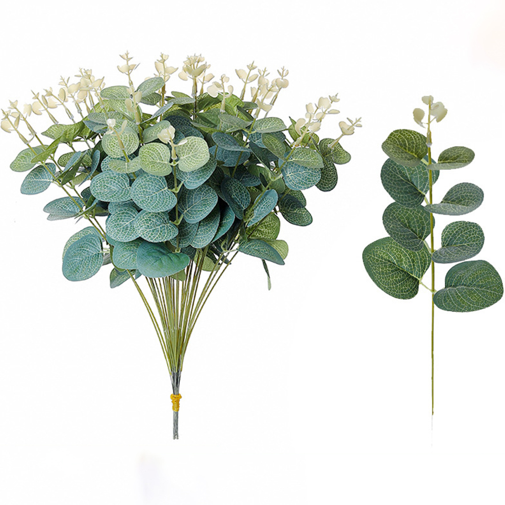 20PCS Fake Plants Silk Eucalyp - огляд і ціна Florist Supply Vases