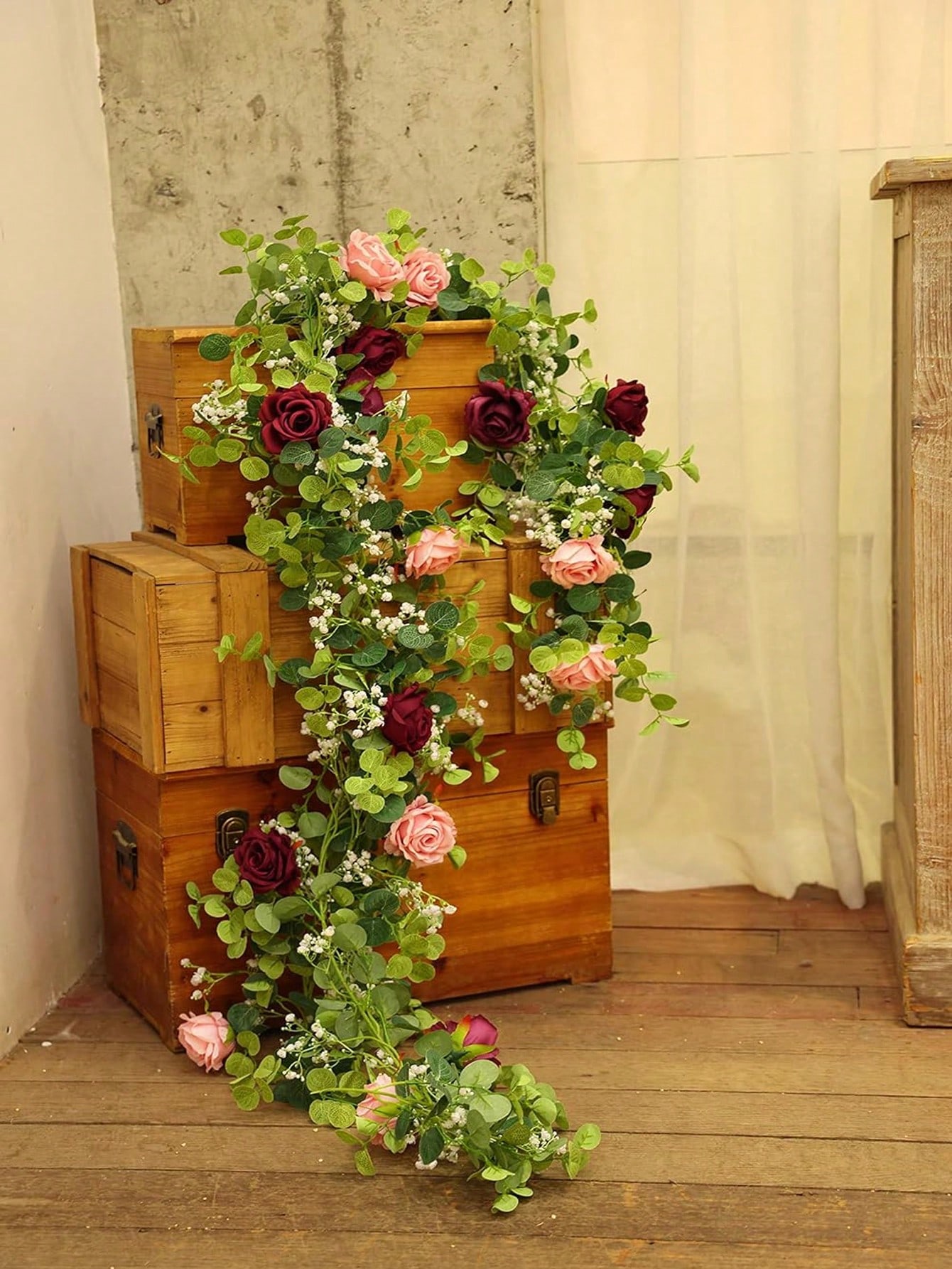 1pc 5.9FT Artificial Eucalyptu - огляд і ціна Eucalyptus Preserved
