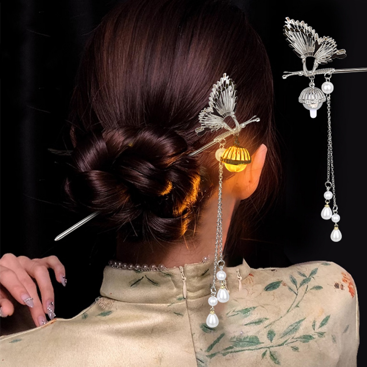 Luminous Flower Hairpin For Wo - огляд і ціна Florist Supplies