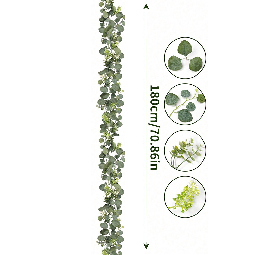 Artificial Eucalyptus Garland  - огляд і ціна Eucalyptus Preserved