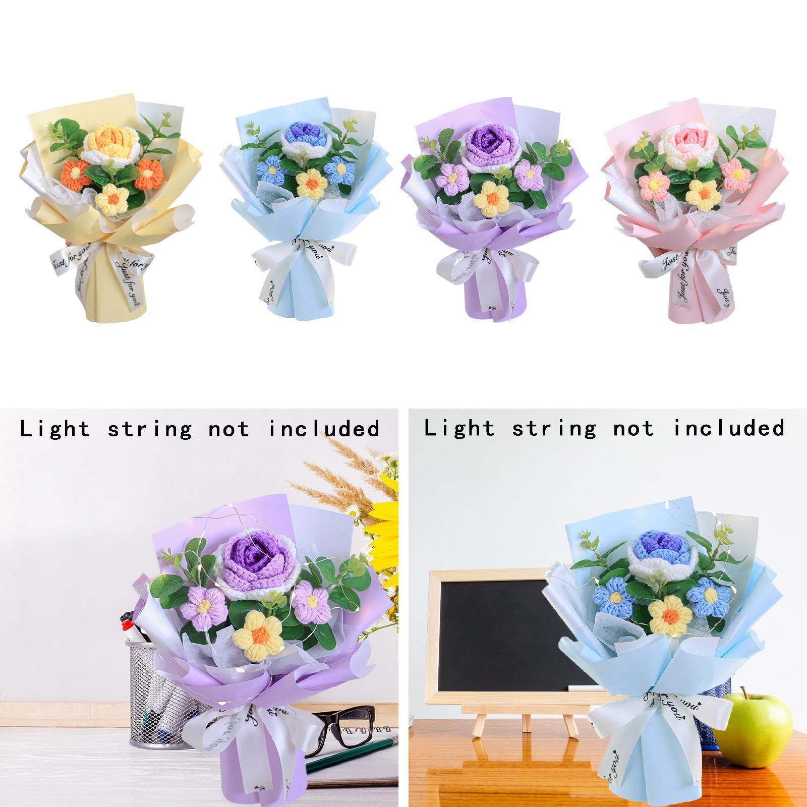 Crochet Flower Bouquet Artific - огляд і ціна Eucalyptus Preserved