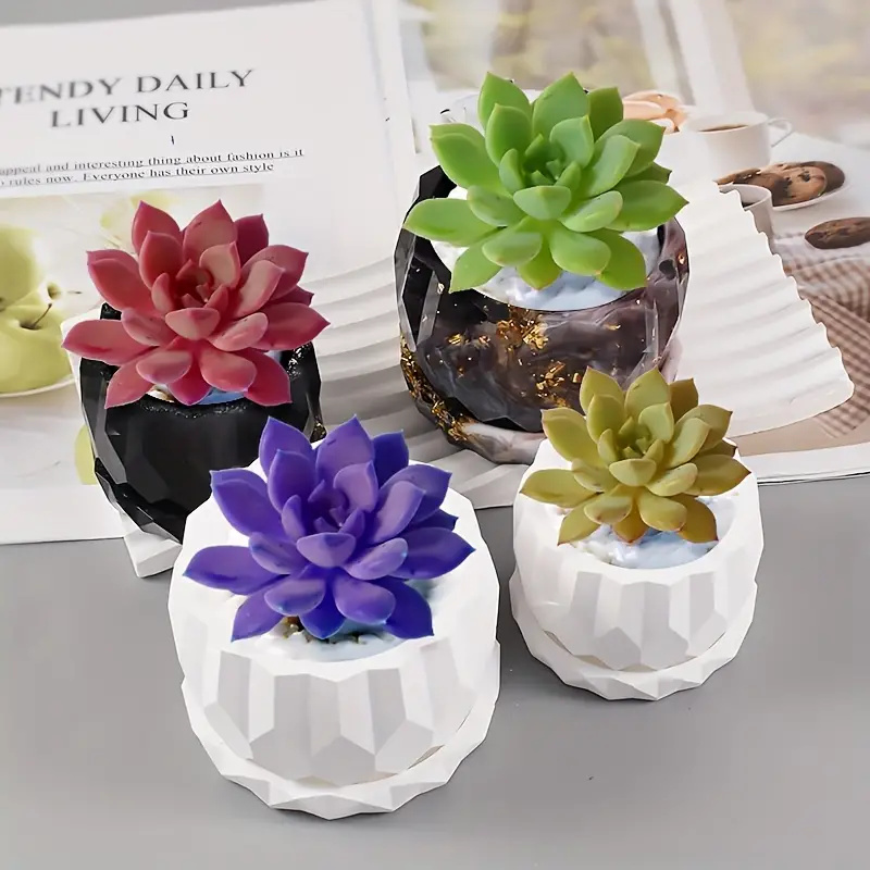 1 Set Silicone Planter Molds F - огляд і ціна Florist Supply Vases