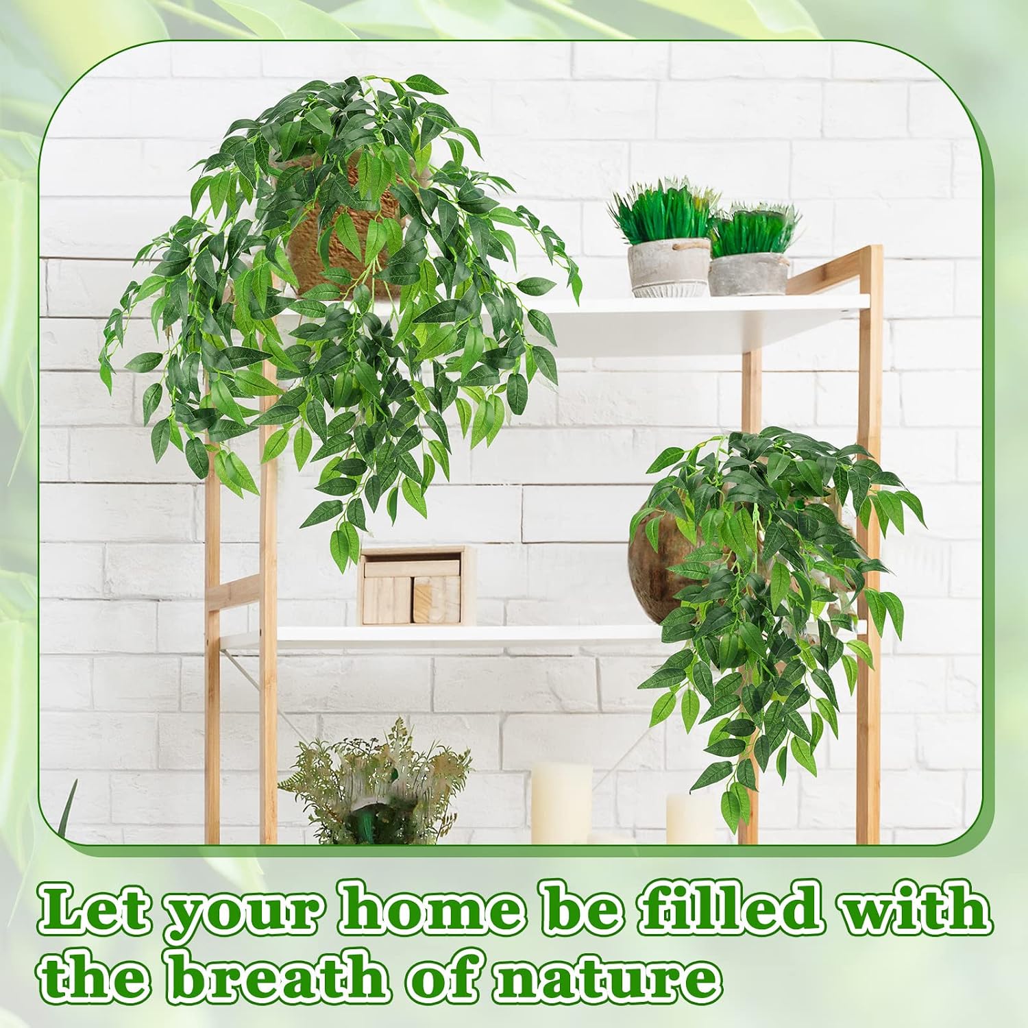 100 Pcs Artificial Italian Rus - огляд і ціна Ruscus Stem Faux
