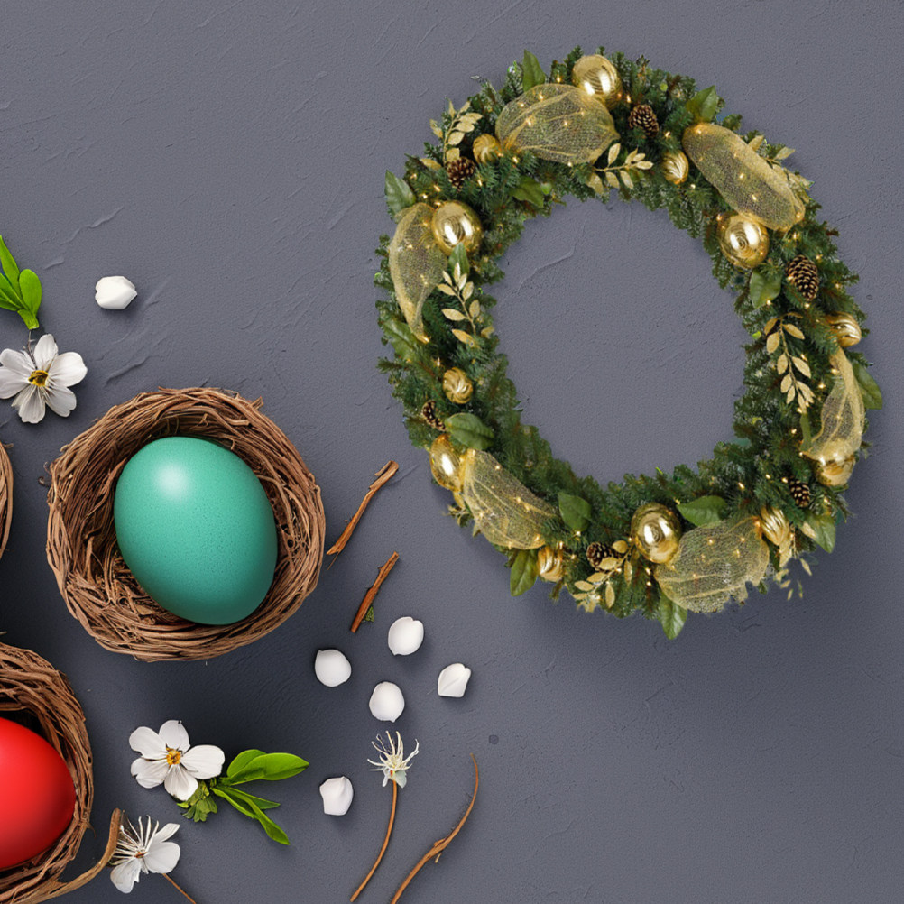 Egg Shaped Wreath Frame Iron R - огляд і ціна Wreath Form Wire