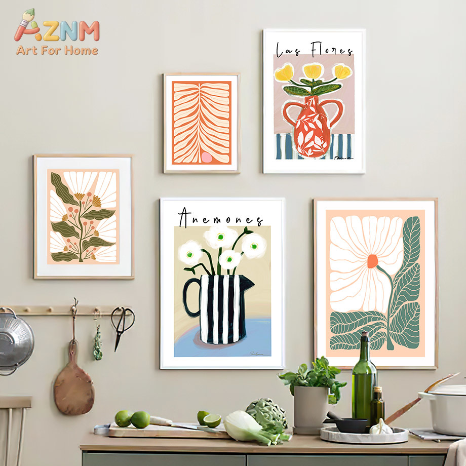 AZNM Boho Floral Canvas Wall A - огляд і ціна Florist Supply Vases
